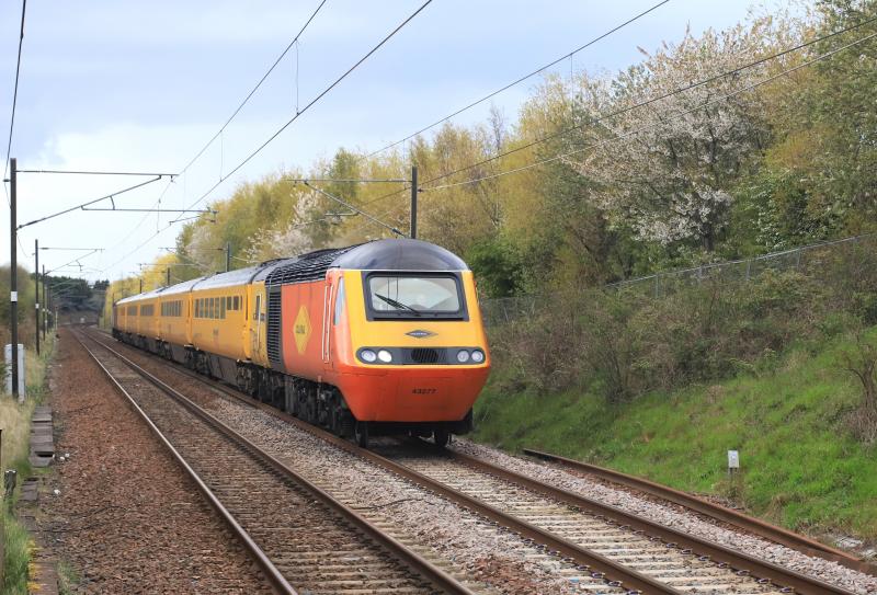 1Q23: 43277 + 43290 on 1Q23 09.48 Darlington Up S.S,to Newcastle at Musselburgh on 24/04/2023 Photo of 1Q23