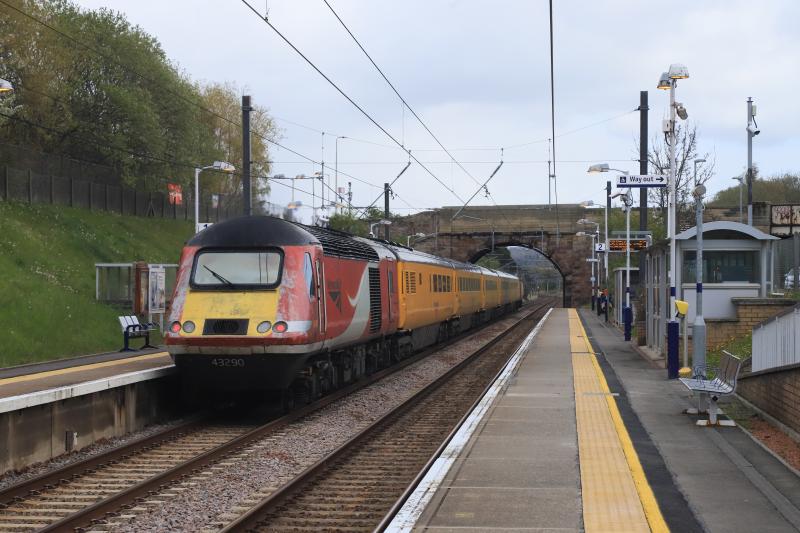 1Q23: 43277 + 43290 on 1Q23 09.48 Darlington Up S.S,to Newcastle at Musselburgh on 24/04/2023 Photo of 1Q23