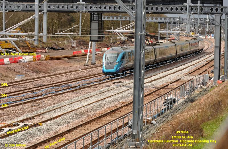 Photo of 397004 Carstairs Junction Reopening Day