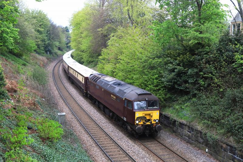 5Z80: 57313 + 57314 on 5Z80 13.10 Edinburgh to Joppa Straight at Braid Avenue on 06/05/2023 Photo of 5Z80