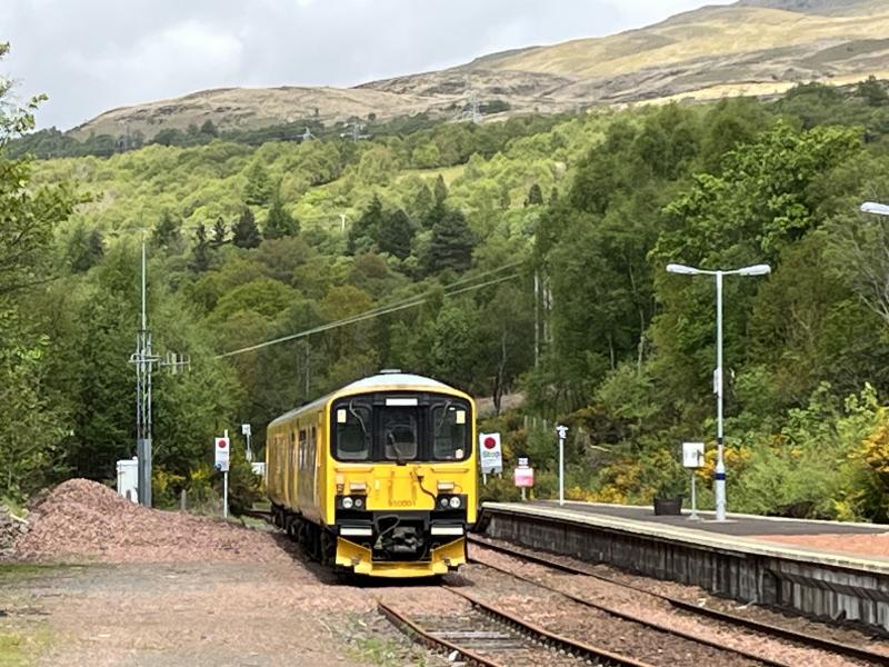 Photo of NR 950001 in Garelochhead Sidings