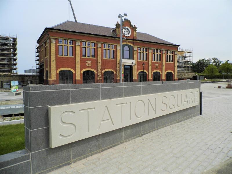 Photo of Granton Gasworks station building refurbishment completed
