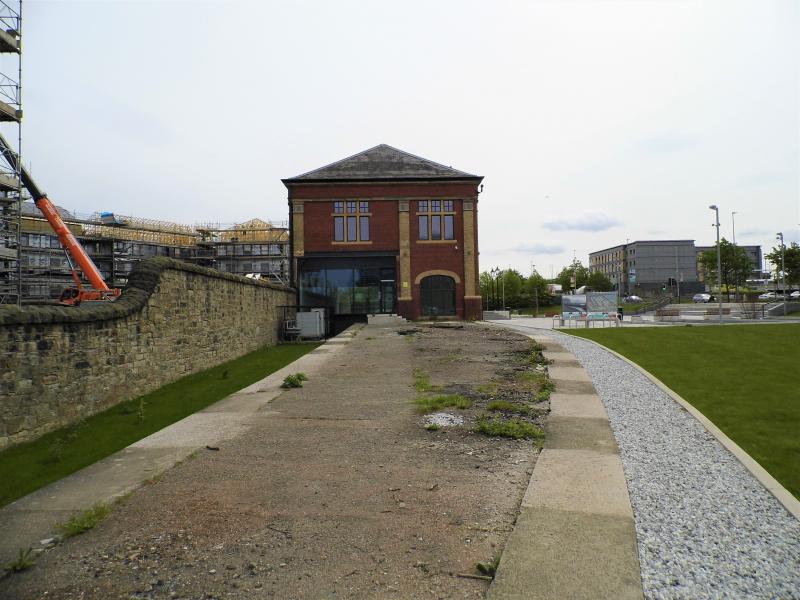 Photo of Granton Gasworks station building refurbishment completed