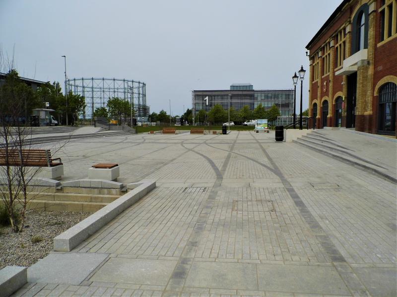 Photo of Granton Gasworks station building refurbishment completed