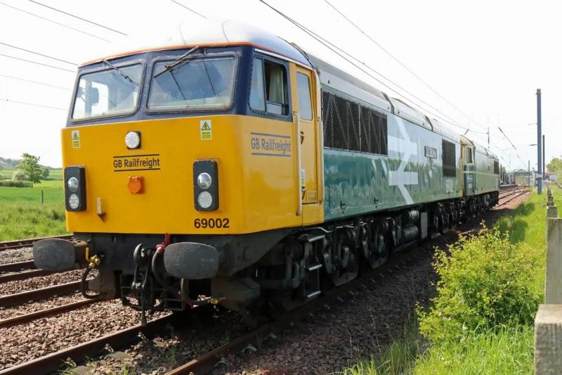 69002 at Drem 19/05/2023: Photo of 69002 at Drem 19/05/2023