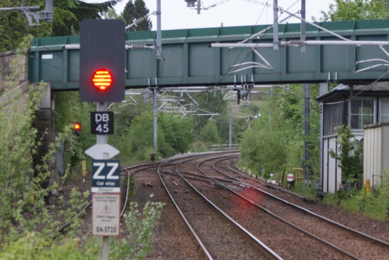 Photo of New and old type signals together at Dunblane North but not for much longer.