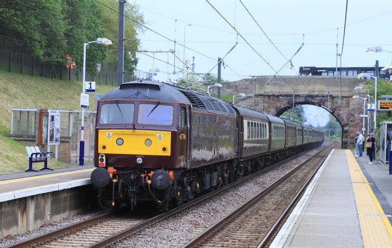 1Z32: 47746 on the rear with 46115 on 1Z32 16.49 Edinburgh to York passing through Musselburgh on 20/05/2023 Photo of 1Z32