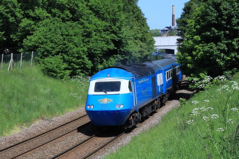 5Z46: 43046 with 43055 on 5Z46 13.05 Joppa Straight to Crewe H.S. passing Peffermill Playing Fields on 02/06/2023 Photo of 5Z46