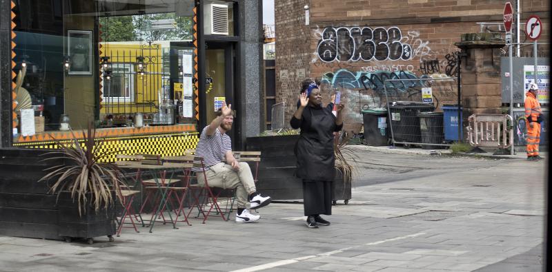 3 GIMME A YEAH AT LEITH WALK.jpg: Photo of 3 GIMME A YEAH AT LEITH WALK.jpg