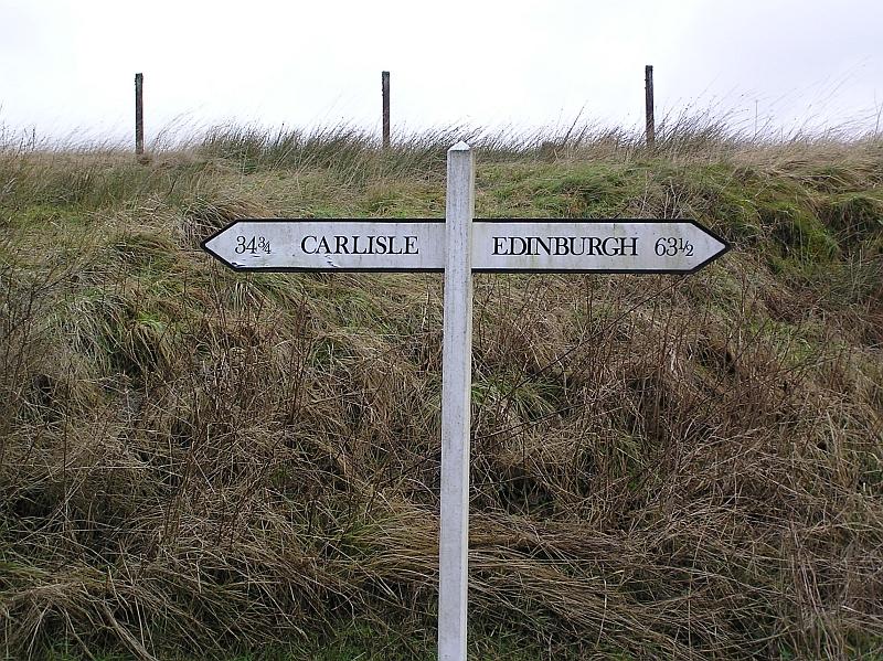 Whitrope summit milepost: Photo of Whitrope summit milepost