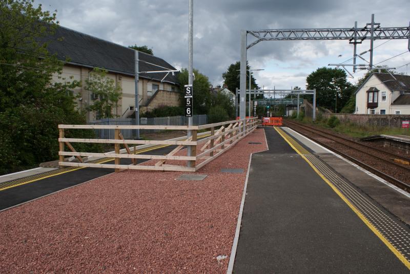 P.3 north extension at Dunblane is restricted in length temporarily. : P.3 north extension at Dunblane is restricted in length temporarily. 14.08.23 Photo of P.3 north extension at Dunblane is restricted in length temporarily.