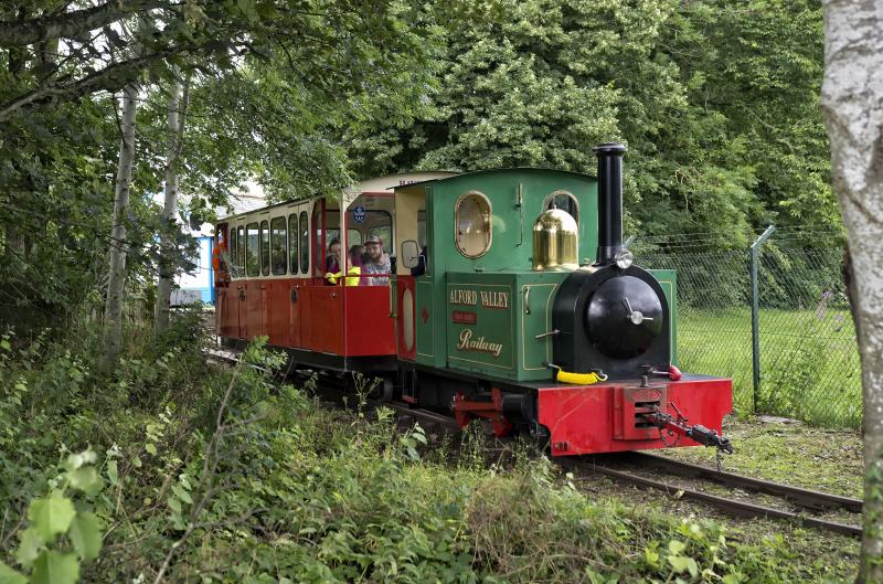 AVR LOCO JAMES GORDON (2).jpg: THE 1PM DEPARTURE FROM ALFORD-----THE START OF A NEW ERA. Photo of AVR LOCO JAMES GORDON (2).jpg