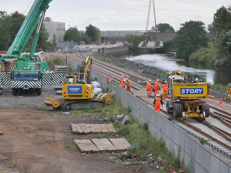 Levenmouth crossover: A crossover has been installed on the approaches to Levenmouth Station. 30 August Photo of Levenmouth crossover