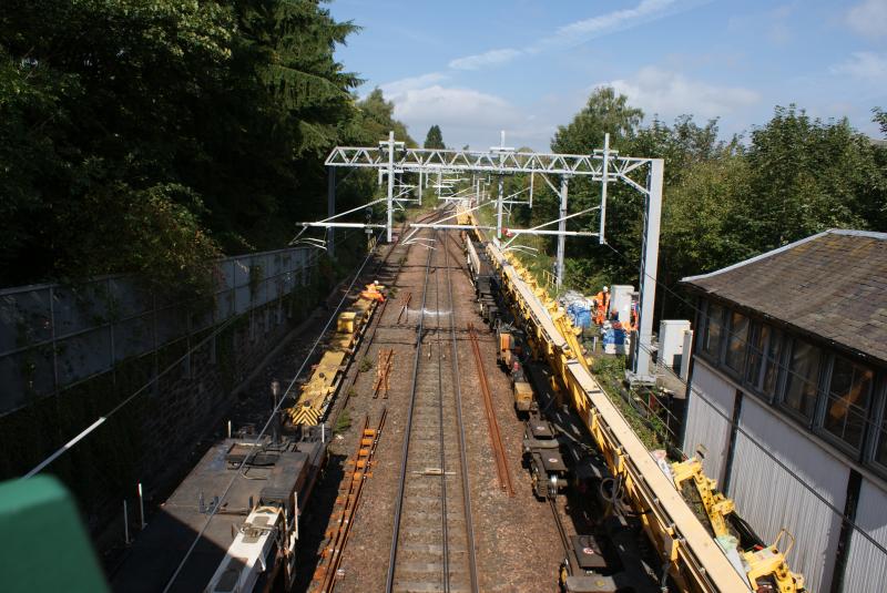 Photo of 6X22 that brought in the 53A Down Main half of Dunblane's new South Crossover.