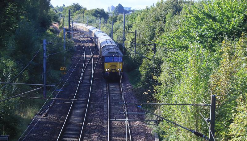 1Z74: 57313 leading 57601 on the rear of 1Z74 15.51 Edinburgh to York at Craigentinny Jct on 14/09/2023 Photo of 1Z74