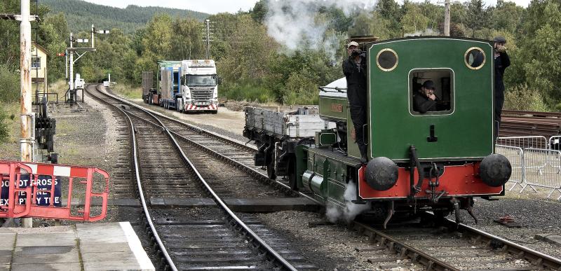 BON ACCORD (1).jpg: AN UNEXPECTED DELIGHT TO SEE THIS R.D.R. LOCO WORKING ON THE STRATHY ON 15.9.23 Photo of BON ACCORD (1).jpg
