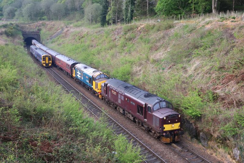 Photo of A close call at Moncrieffe tunnel!