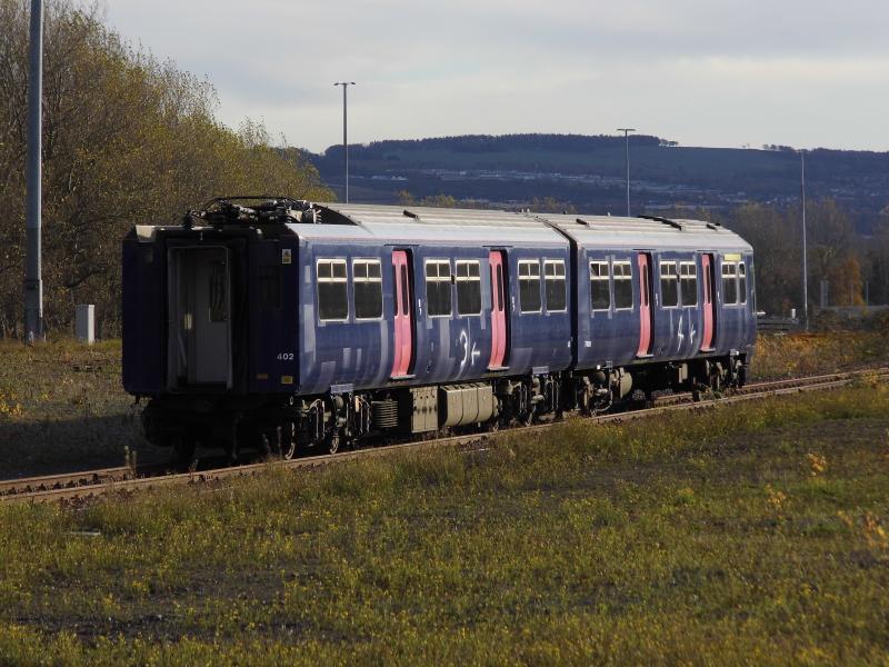 321402 Millerhill 10/11/23: The remains of unit 321402 have been moved much closer to the main Whitehill Road. The remaining cars are 63064 78096. Photo of 321402 Millerhill 10/11/23
