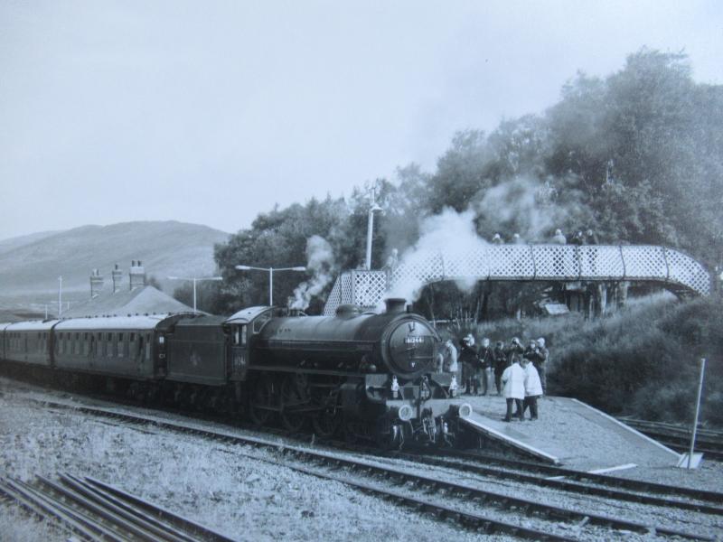 WHL Photo charter. : B1 61264 masquerading as 61244.
Photo charter at Rannoch. Thought to be October 2003.
(thread/558259. Caption edited) Photo of WHL Photo charter.