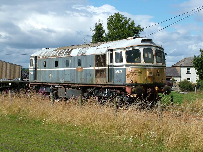 Class 33 at M O D Longtown: 6508 awaits collection at Longtown Photo of Class 33 at M O D Longtown
