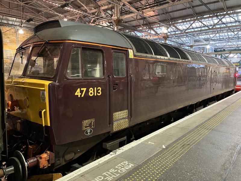 Polar Express - WC 47813 at P5 Waverley: Picture taken Saturday afternoon (2/12) as the Polar Express was waiting to take on passengers for its next run to Georgie Junction and back. Photo of Polar Express - WC 47813 at P5 Waverley