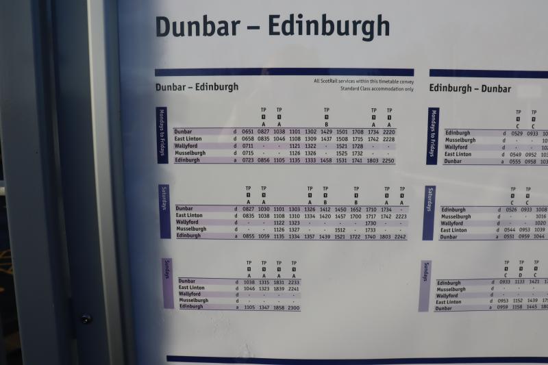 Photo of East Linton Timetable