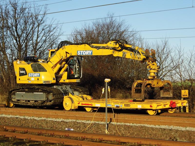 On track plant Craigentinny 26/12/23: On track plant passing Craigentinny 26/12/23 Photo of On track plant Craigentinny 26/12/23