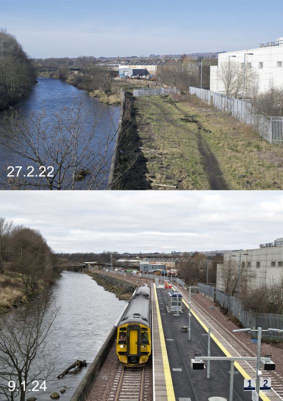 TAN 1.jpg: A COUPLE OF APPROX. SIMILAR THEN AND NOWS AT LEVEN SHOWING WIP. Photo of TAN 1.jpg