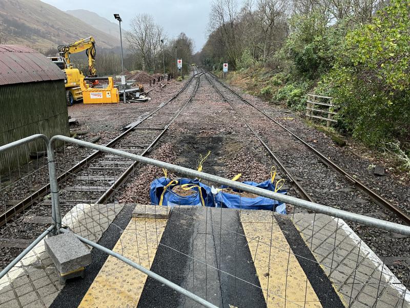 Photo of Arrochar - Platform Extension Work Started