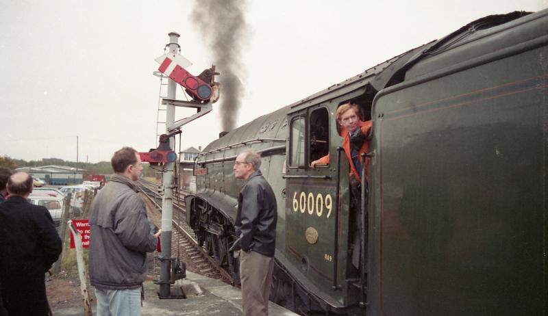 Photo of 60009 Ready to start, Steam driver training, Cumbernauld 1993