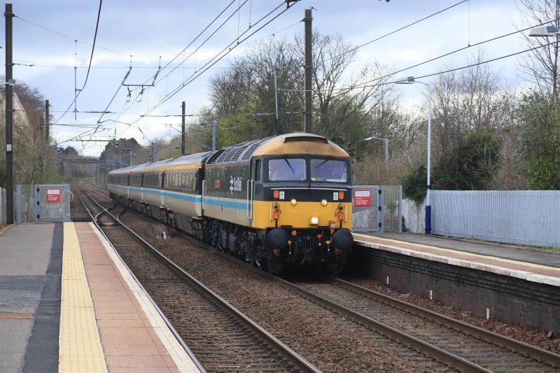 1Z60: 47712 on 1Z60 10.40 Crewe to Edinburgh approaching Slateford on 29/03/2024 Photo of 1Z60
