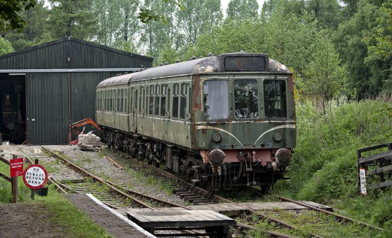 KDR 18.5.24.jpg: KDR'S LATEST ACQUISITION SEEN AT DUFFTOWN 18.5.24.
A CLASS 107. Photo of KDR 18.5.24.jpg