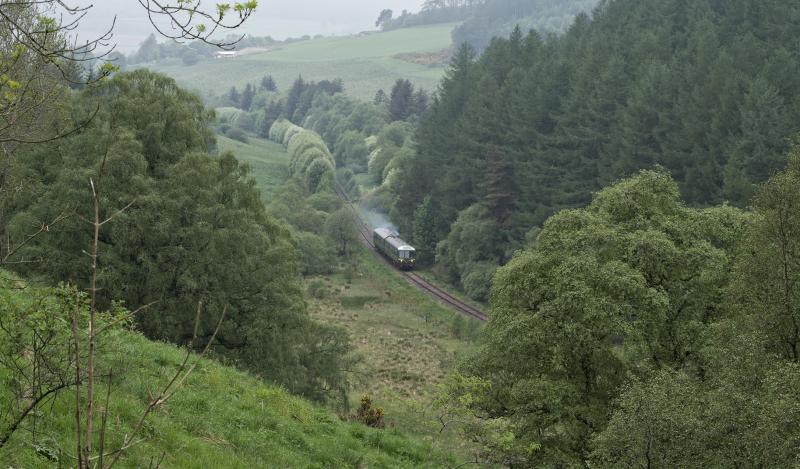 KDR 18.5.24 10.30 EX DUFFTOWN.jpg: THE FIRST SERVICE OF THE DAY HEADS FOR LOCH PARK Photo of KDR 18.5.24 10.30 EX DUFFTOWN.jpg