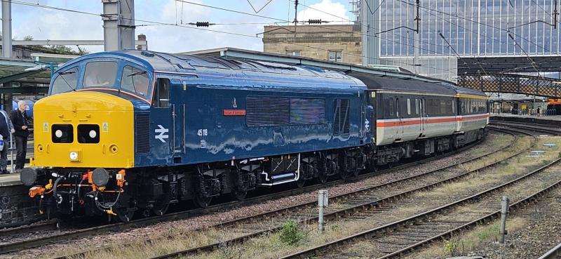 The Royal Artilleryman: 45118 looking resplendent at Carlisle , 10 - 08 - 2024 Photo of The Royal Artilleryman