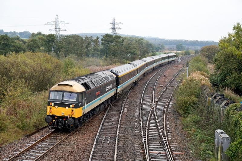 47711-709 INVERKEITHING EAST JUNCTION (1).jpg: HEADING FOR CREWE VIA CULROSS Photo of 47711-709 INVERKEITHING EAST JUNCTION (1).jpg