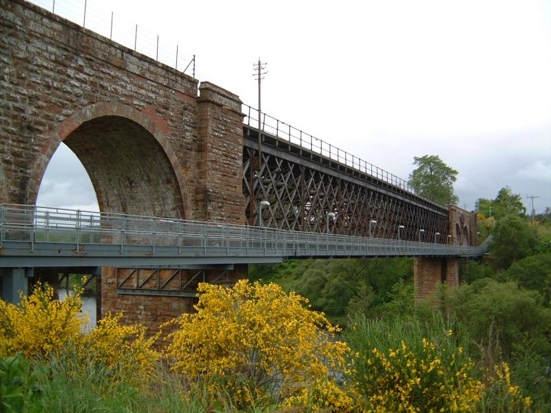 Invershin Bridge: Immediately south of the station Photo of Invershin Bridge