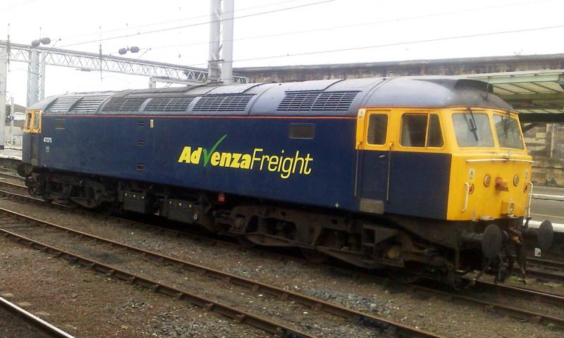 47 375 at Carlisle 23/2/9: Photo of 47 375 at Carlisle 23/2/9