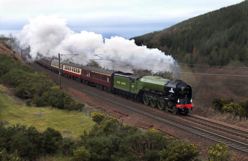 60163 at Penmanshiel: Under a heavy sky, 60163 Photo of 60163 at Penmanshiel