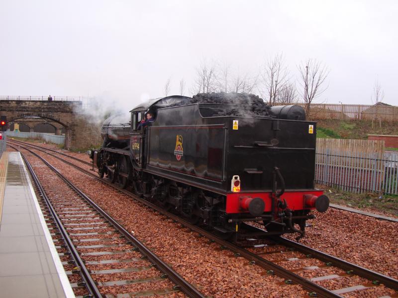 steam at alloa: the great marquess at alloa 4 april Photo of steam at alloa