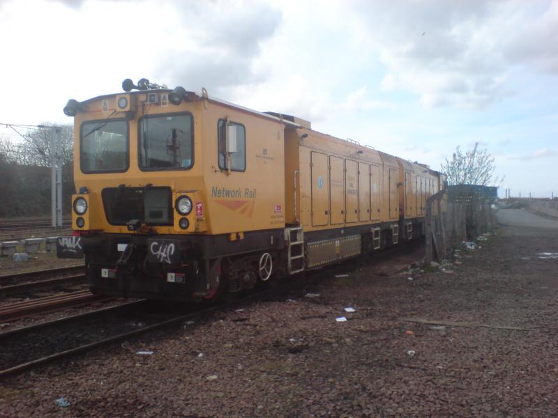 Switch and Crossing Rail Grinder stabled at Rutherglen OTP: 79261 & 79271 Harsco Track Technologies RGH-20C Switch and Crossing Rail Grinder stabled at Rutherglen OTP Depot (05.04.09) Photo of Switch and Crossing Rail Grinder stabled at Rutherglen OTP