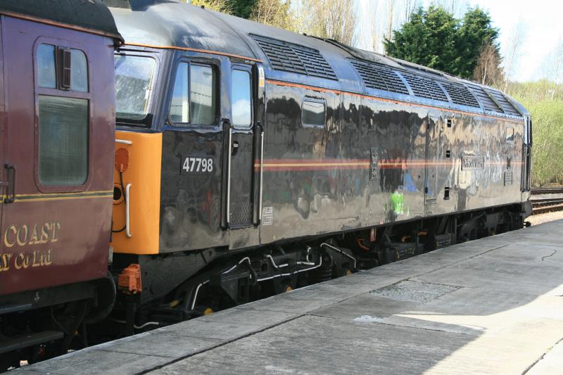 47798 Prince William at Perth 11th Apl 09: Photo of 47798 Prince William at Perth 11th Apl 09
