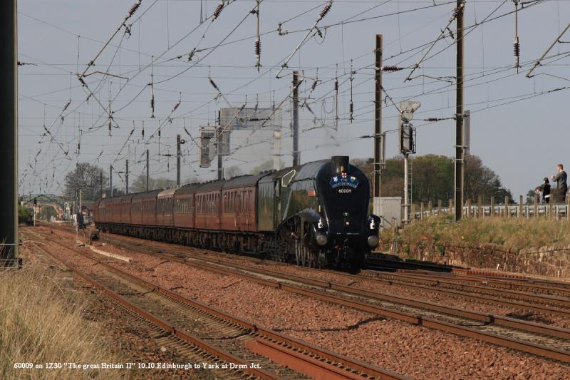60009 at Drem: Photo of 60009 at Drem