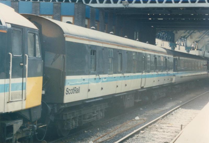 ScotRail livery full brake at Queen St: ScotRail livery full brake at Queen St. Photo of ScotRail livery full brake at Queen St