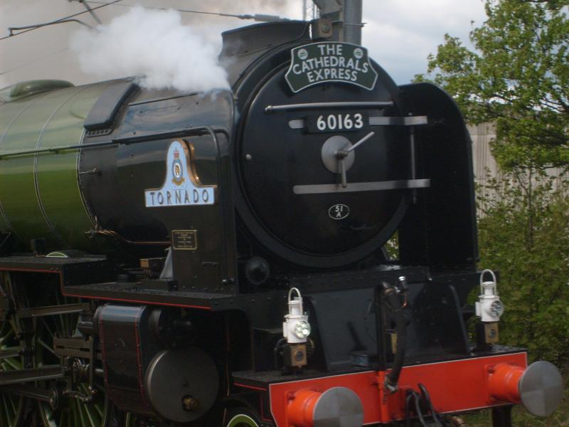 Clarkson's ride heads south: 60163 'Tornado' returns south after racing a a Jaguar and a motorbike up the east coast. Photo of Clarkson's ride heads south