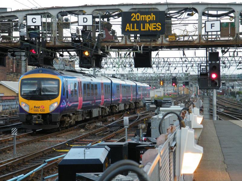 185-120: Departing Glasgow central. Photo of 185-120