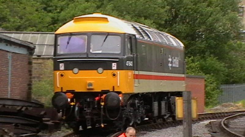 Class 47 Intercity on the KWVR.: Class 47 Intercity at Keighley. Photo of Class 47 Intercity on the KWVR.