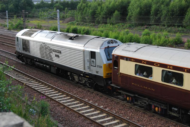 Photo of 67029 on1Z27 At Larkfield Junction