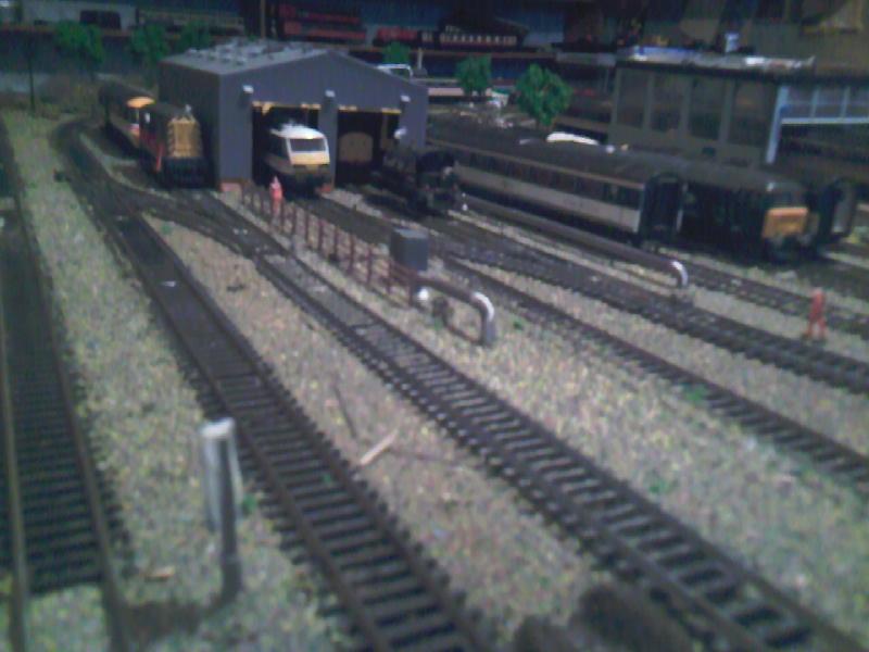 my wee layout: a shot of one of my shed areas Photo of my wee layout