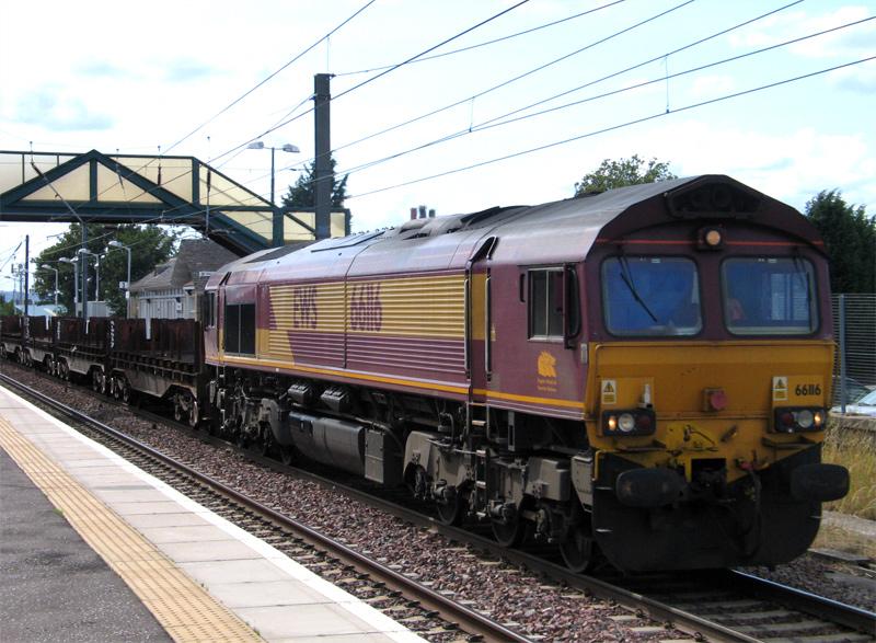 66116 at Prestonpans 2009-08-05: Photo of 66116 at Prestonpans 2009-08-05