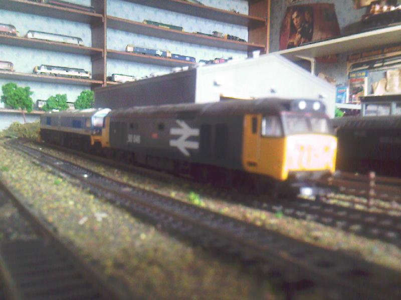 50046: 50046 ajax sits on shed Photo of 50046